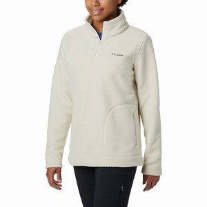 Columbia Chaqueta De Lana Canyon Point™ Sherpa Pullover Mujer Blancos (420ZCUXAW)